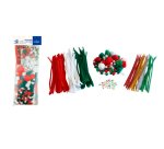 Pack no l sodertex 113 pompons + 38 pompons          m tallis s + 35 yeux mobiles  + 99 chenilles + 24 chenilles