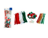 Pack no l sodertex 113 pompons + 38 pompons          m tallis s + 35 yeux mobiles  + 99 chenilles + 24 chenilles