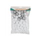 Pack pompons sodertex white - 3 tailles - 200 pcs - 2       coloris