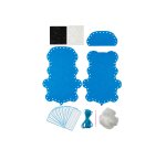 Mange soucis   coudre en feutrine croc'animals + 30     tiquettes   soucis - 17,8 x  12 cm - 3 pcs - 3 coloris