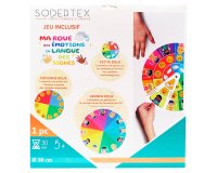 Roue en carton sodertex 30 cm û 1 pc û coloris assortis