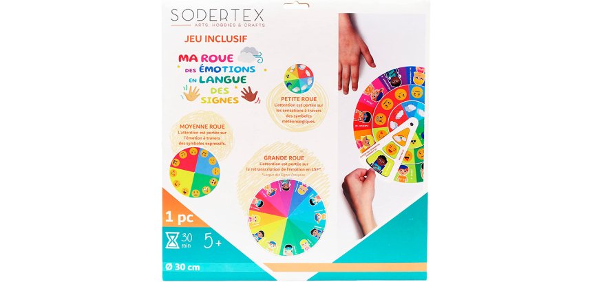 Roue en carton sodertex 30 cm û 1 pc û coloris assortis