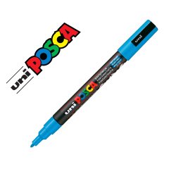 Marqueur posca conique pointe fine coloris bleu ciel