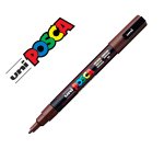 Marqueur posca conique pointe fine coloris marron fonce