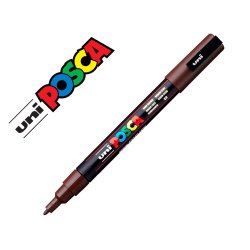 Marqueur posca conique pointe fine coloris marron fonce