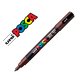 Marqueur posca conique pointe fine coloris marron fonce