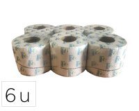 Papier hygienique coldis 400f 2 plis ouate blanche 17gr lot 6 rouleaux