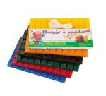 Pate a bougie graine creative a modeler 1300g coloris       assortis 6 plaques