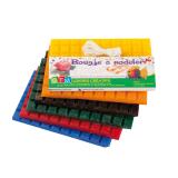 Pate a bougie graine creative a modeler 1300g coloris       assortis 6 plaques