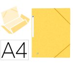 Chemise elastique 3 rabats oxford topfile+ a4 jaune