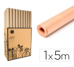 Rouleaux kraft veritable brun 1x5 m  recycle 100%