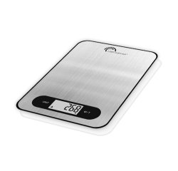 Balance compacte 5kg/1g inox avec batterie rechargeable et remplaçable