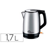 Bouilloire electrique inox 1,7l 2000w sansfil anti       calcaire