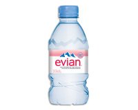 Eau evian bouchon plat rpet 33cl