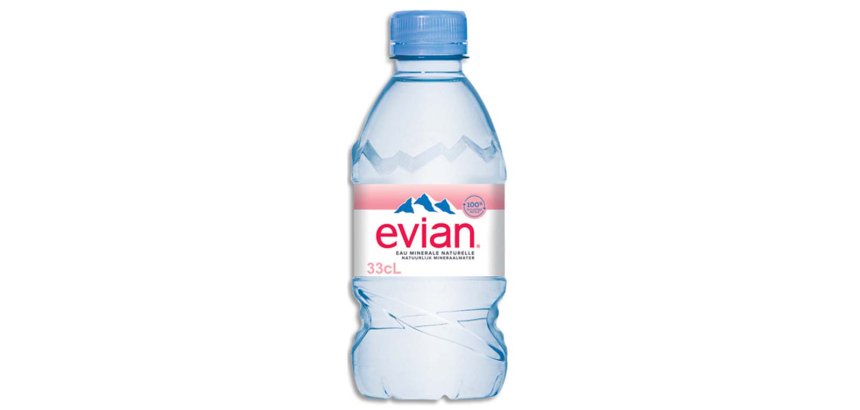 Eau minérale Evian 33 cl - 24 bouteilles