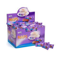 Tablette chocolat milka naps 355 pces bte/1