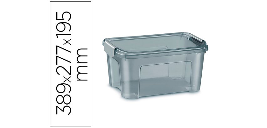 Boite de rangement cep polypropyl ne                 38,9x27,7x19,5cm contenance   13l