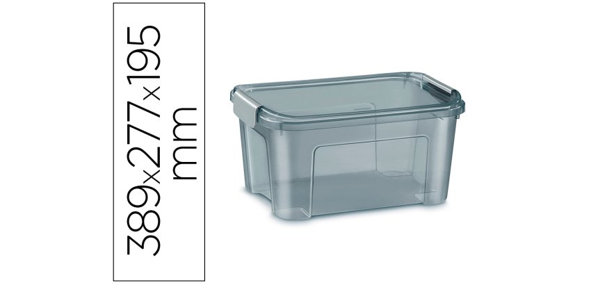 Boite de rangement cep polypropyl ne                 38,9x27,7x19,5cm contenance   13l