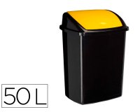 CEP Poubelle ROSSIGNOL, couvercle basculant, noir