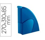 Porte-revues cep riviera polystyrene capacite 700f     270x310x85 mm coloris bleu    porcelaine