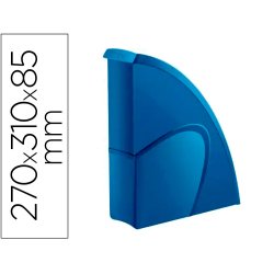 Porte-revues cep riviera polystyrene capacite 700f     270x310x85 mm coloris bleu    porcelaine