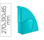 Porte-revues cep riviera polystyrene capacite 700f     270x310x85 mm coloris vert    d'eau