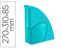 Porte-revues cep riviera polystyrene capacite 700f     270x310x85 mm coloris vert    d'eau