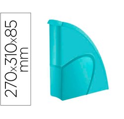 Porte-revues cep riviera polystyrene capacite 700f     270x310x85 mm coloris vert    d'eau