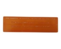 Trace-lettres minerva tracage technique 2.5mm orange