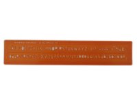 Trace-lettres minerva tracage technique 6mm orange