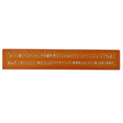 Trace-lettres minerva tracage technique 7mm orange