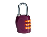 Cadenas carpentras de couleur a combinaison coloris violet  62x30x15 mm