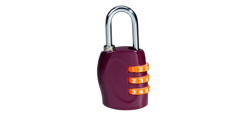 Cadenas carpentras de couleur a combinaison coloris violet  62x30x15 mm
