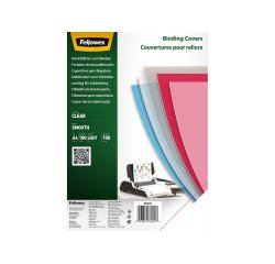 Couvertures fellowes transparente pvc 150 micra    pack de 100
