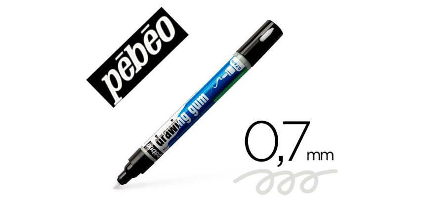 Marqueur pebeo drawing gum pointe 0.7mm