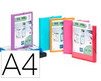 Boite de classement coolbox a4 dos 3cm polypropylene      essentiel recycle coloris     assortis