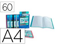 Porte vues essentiel recycle personnalisable 60 vues       polypropylene a4 coloris      assortis