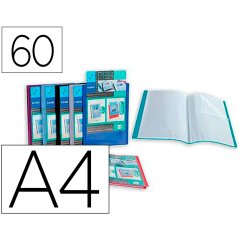 Porte vues essentiel recycle personnalisable 60 vues       polypropylene a4 coloris      assortis