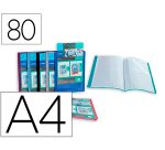 Porte vues essentiel recycle personnalisable 80 vues       polypropylene a4 coloris      assortis