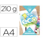 PAPIER BLANC RECYCLÉ, Bloc de 25 feuilles 210g/m2 au format A4 (21x29 ,7cm) - Blanc