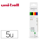 Pochette emott 5 feutres vivid colors pointe fine      coloris assortis