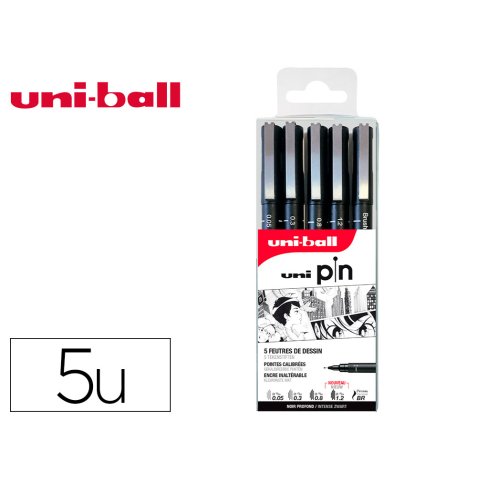 Feutre technique PIN 'Manga Shonen' PF, set de 5