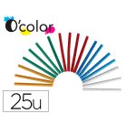 Recharge pistolet   colle pailletee   chaud tout usage  5 couleurs 7mmx10cm 100gr     sachet de 25 un