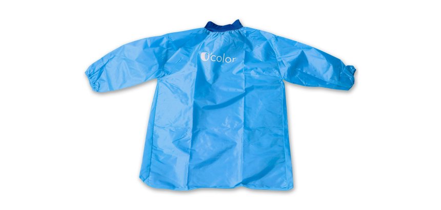 Tablier de protection lavable pour enfant de 5   8 ans      couleur bleue