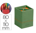 Pot à crayons, en similicuir