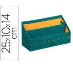 Rhodiarama porte-courrier simili cuir italien 25x10x14 cm - Paon