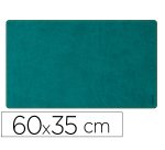 Rhodiarama sous-main souple S (60x35 cm) simili cuir italien - étui kraft - Paon