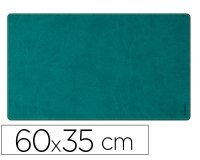 Rhodiarama sous-main souple S (60x35 cm) simili cuir italien - étui kraft - Paon