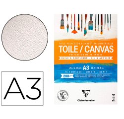 Toile à peindre Cosmos bloc collé 10F A3 200g