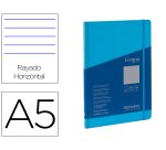 Carnet eq plus fabriano a5 lign e turquoise 90g 80f